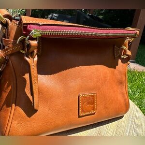 Dooney & Bourke  Italian Florentine Tassel Leather Shoulder Bag